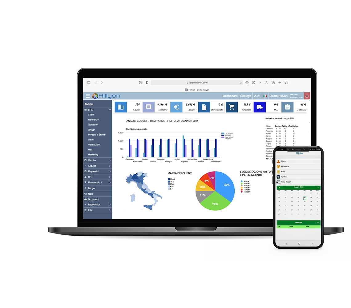 Hillyon software gestionale completo
